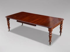 19th Century William IV Period Mahogany Extending Pull-out Dining table