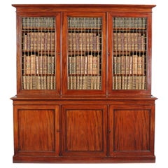 19th Century William IV Period Mahogany Library Bookcase