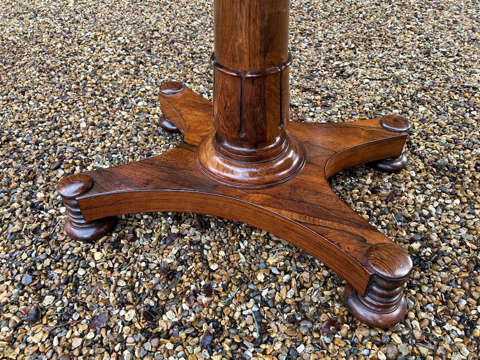 19th Century William IV Rosewood Card Table For Sale 5