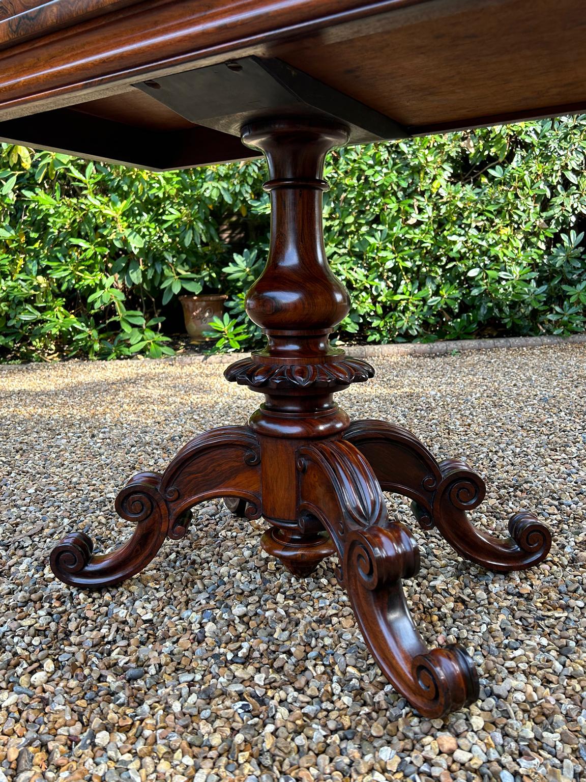 19th Century William IV Rosewood Card Table 2