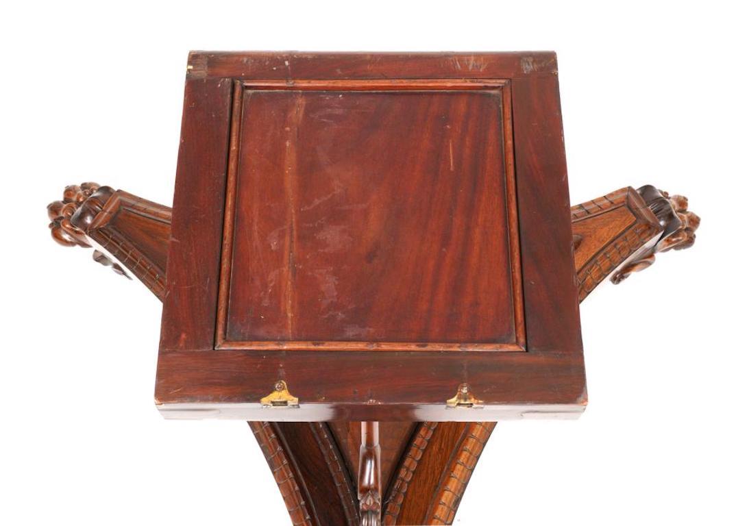 19th Century William IV Rosewood Pyramidal Base Center Table For Sale 5