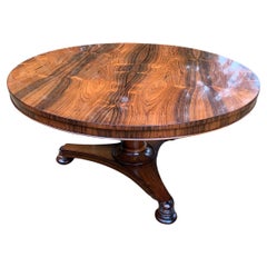 19th Century William IV Rosewood Tilt-Top Breakfast Table