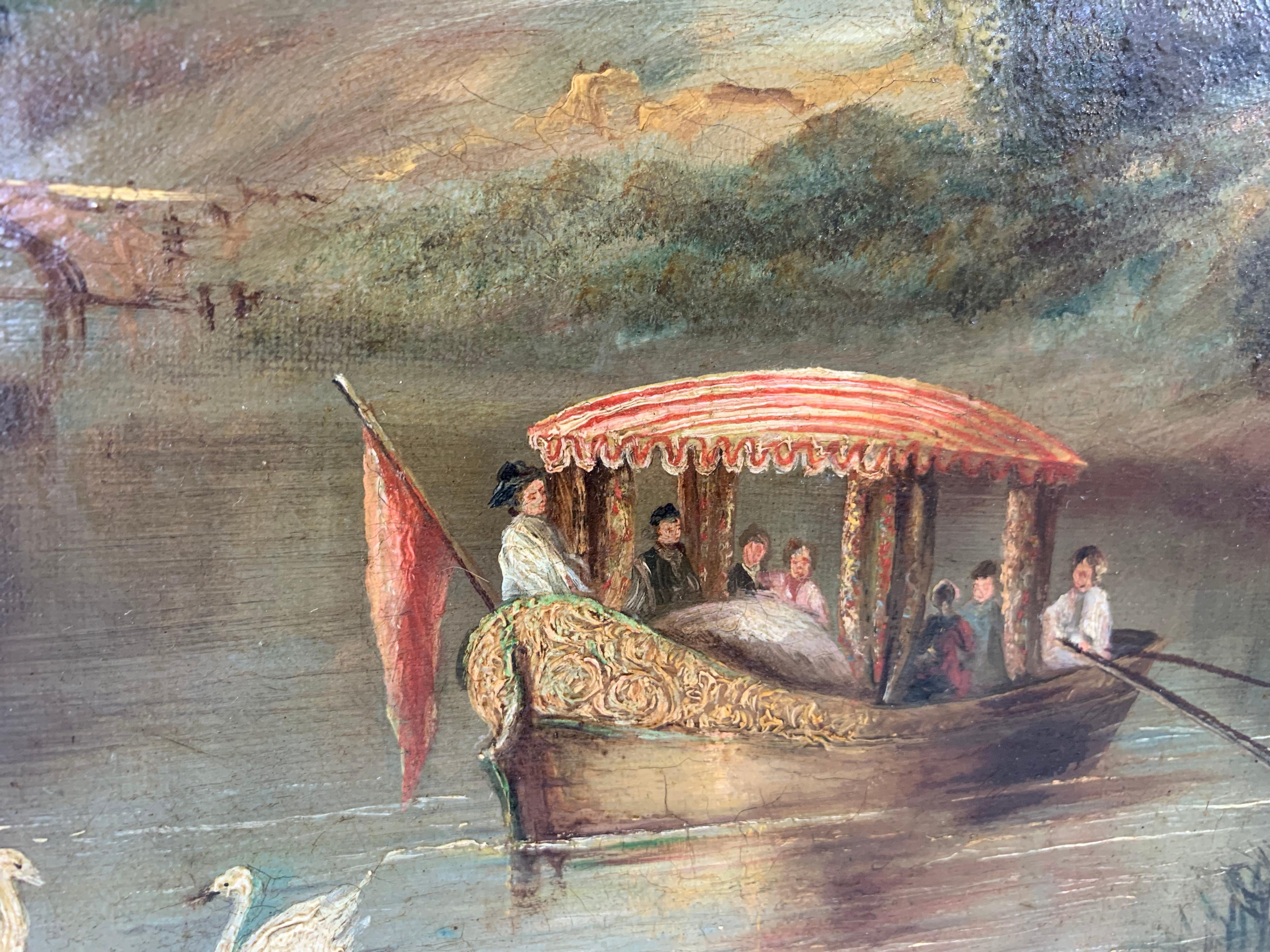 19th Century William Webb Oil Painting on Canvas Landscape 2