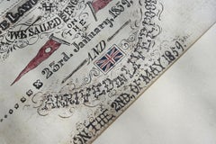 19th Century William Wilson, Sailors Folk Art Sketches Maritime Interest