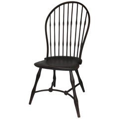 Antique 19th Century Windsor Chair with Balloon Back