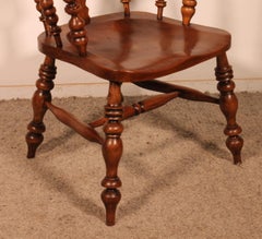 Poltrona Windsor Oak del XIX secolo