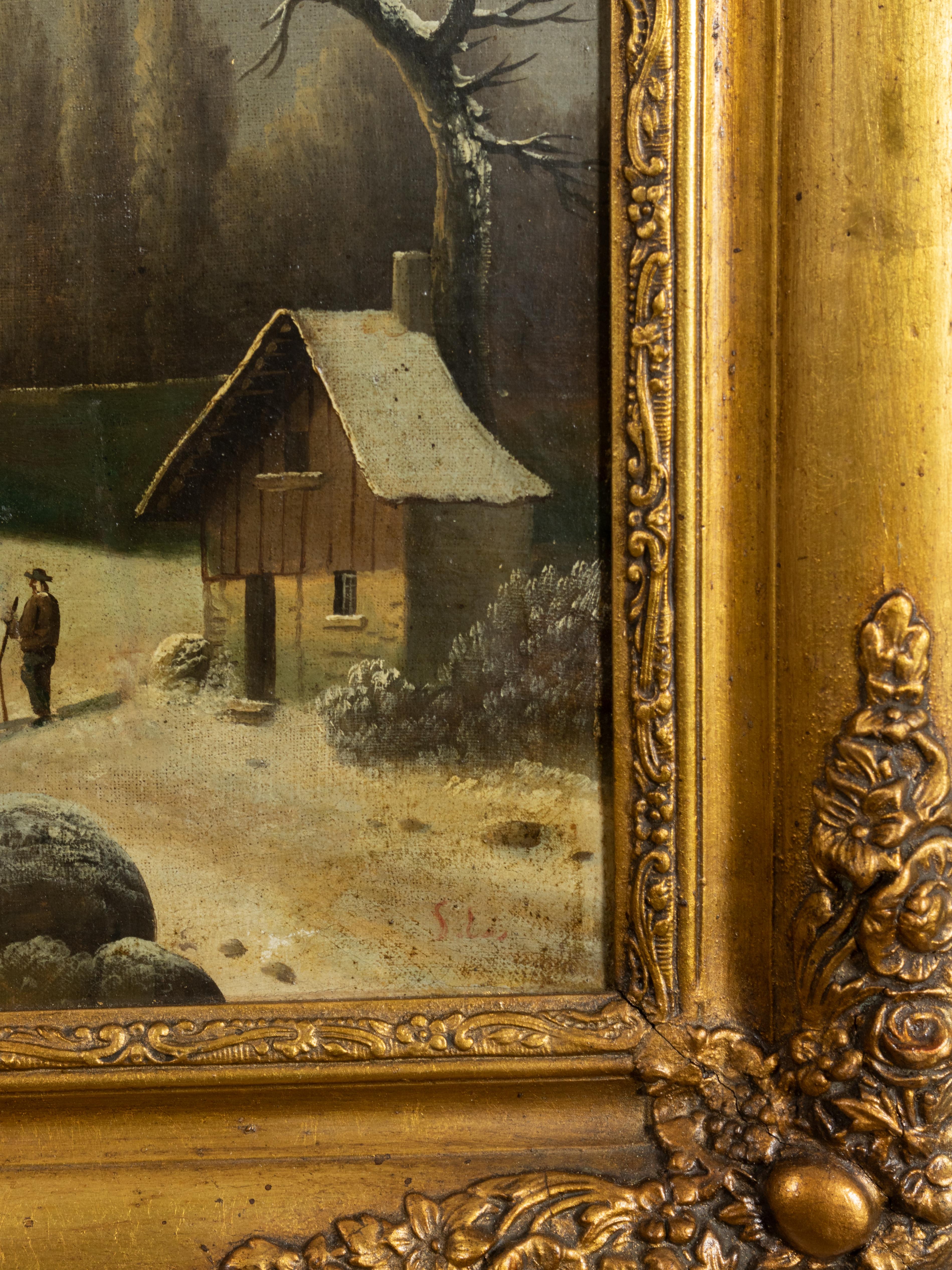 Olandese Pittura d'inverno, Paesi Bassi, (XIX secolo) in vendita