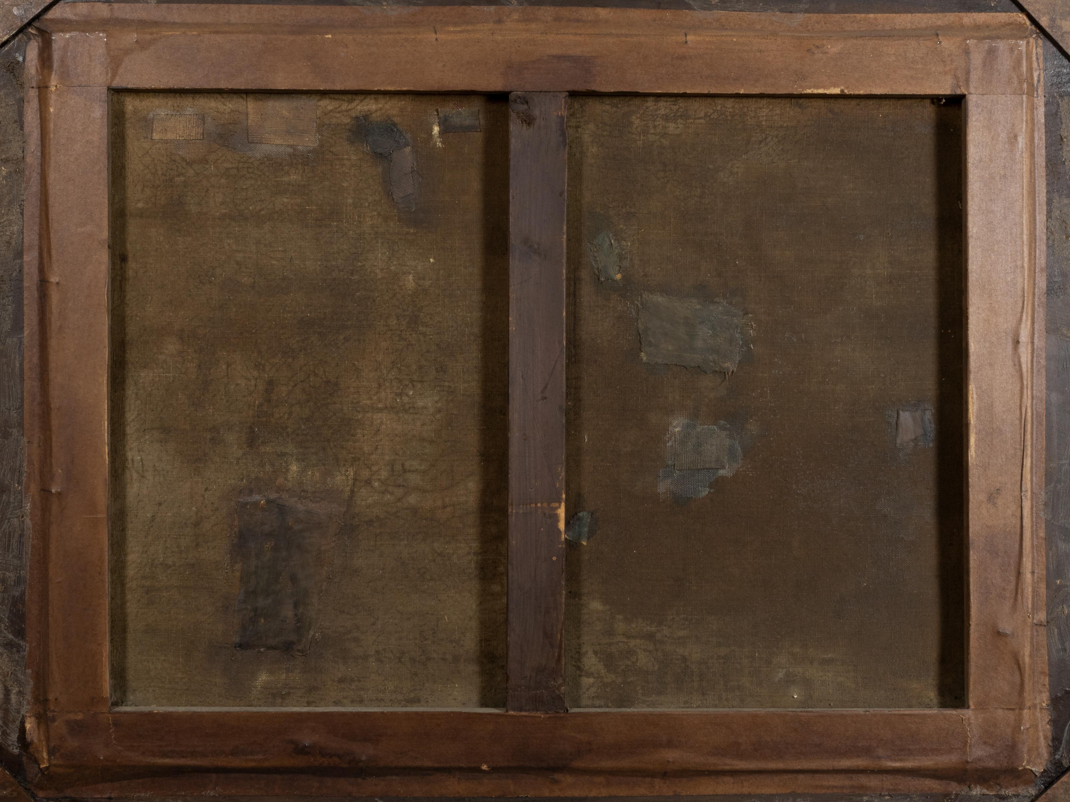 Pittura d'inverno, Paesi Bassi, (XIX secolo) In condizioni buone in vendita a Lisbon, PT