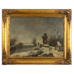 Winter Painting, Netherlands, (19th Century)