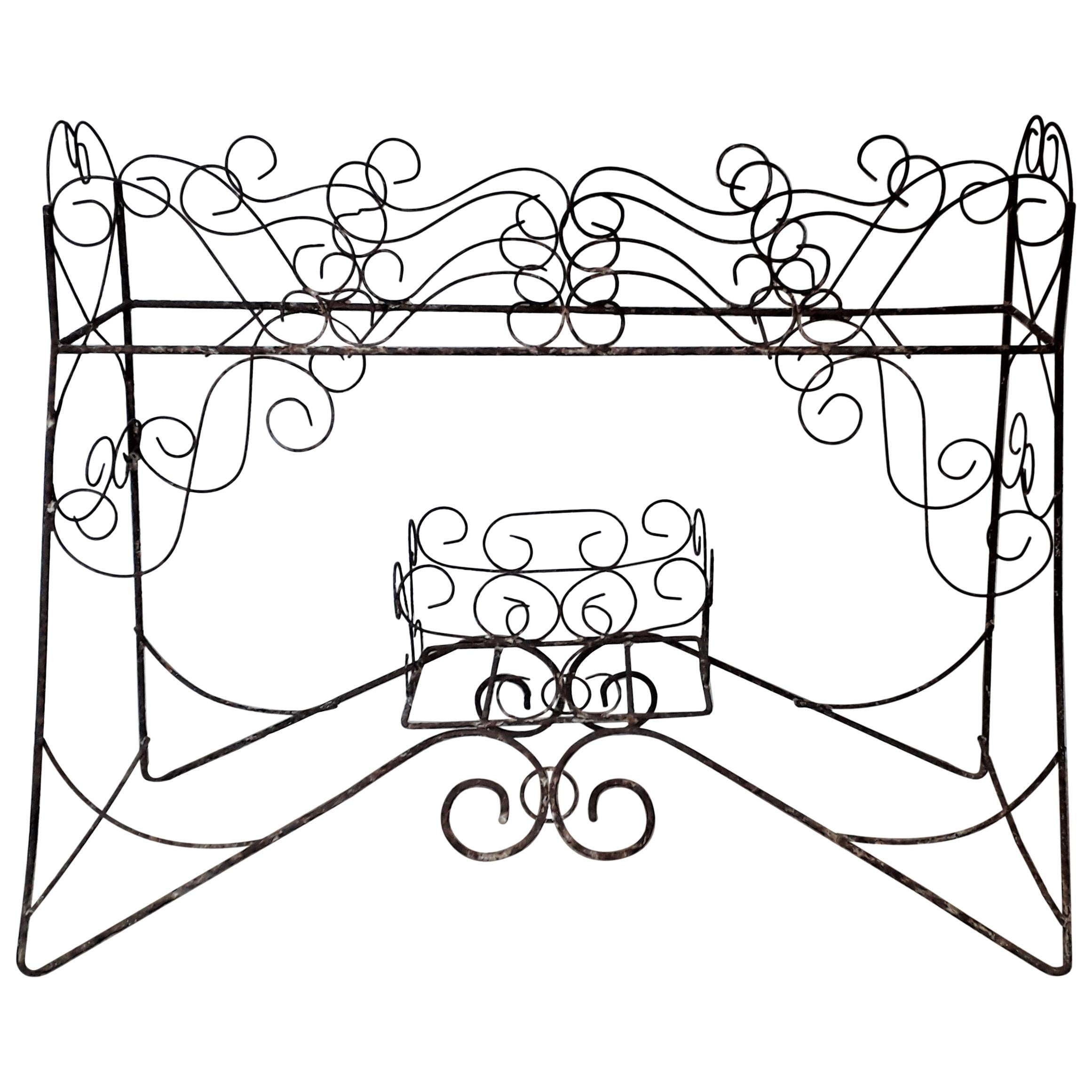 19th Century Wirework Jardinière