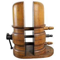 19th Century Wood and Iron Antique Hat Stretcher