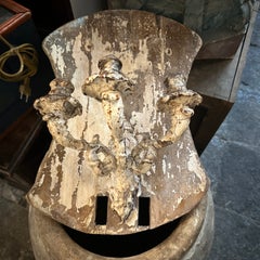 19th Century Wood and Iron Sicilian Candle Sconce