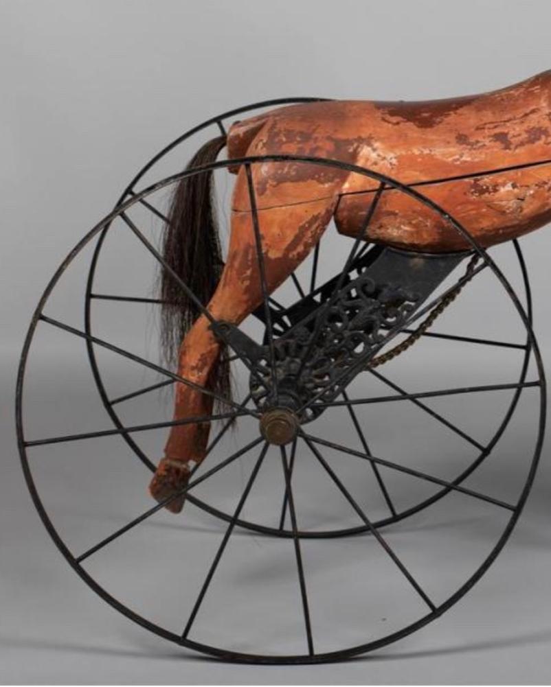 antique horse tricycle