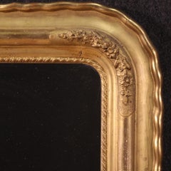19th Century Wood And Plaster Antique Italian Tray Mirror, 1880