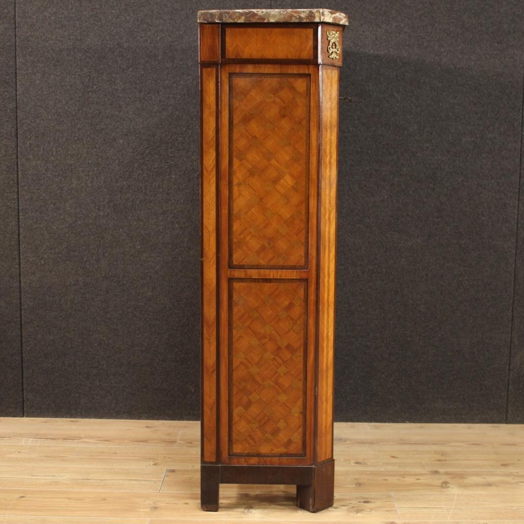 Bureau secrétaire français ancien en bois du 19e siècle, 1820 4