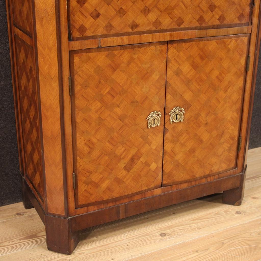 XIXe siècle Bureau secrétaire français ancien en bois du 19e siècle, 1820