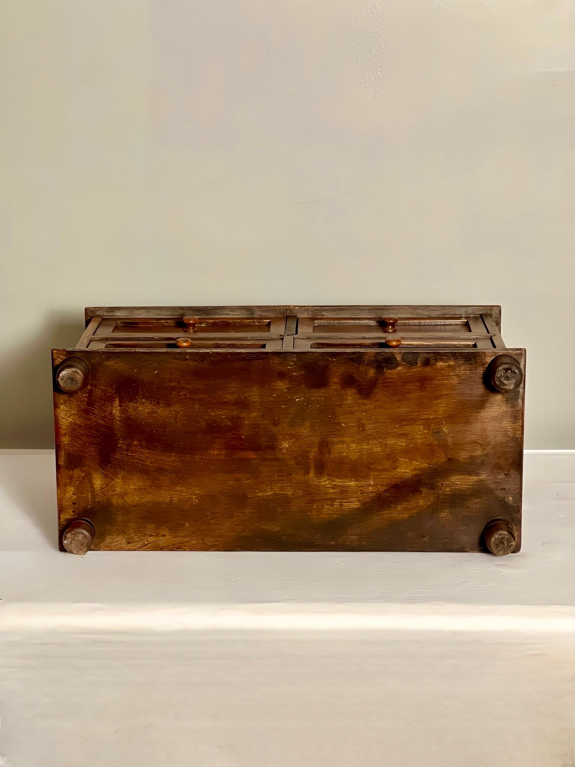 19th Century Wood Apothecary Cabinet 7