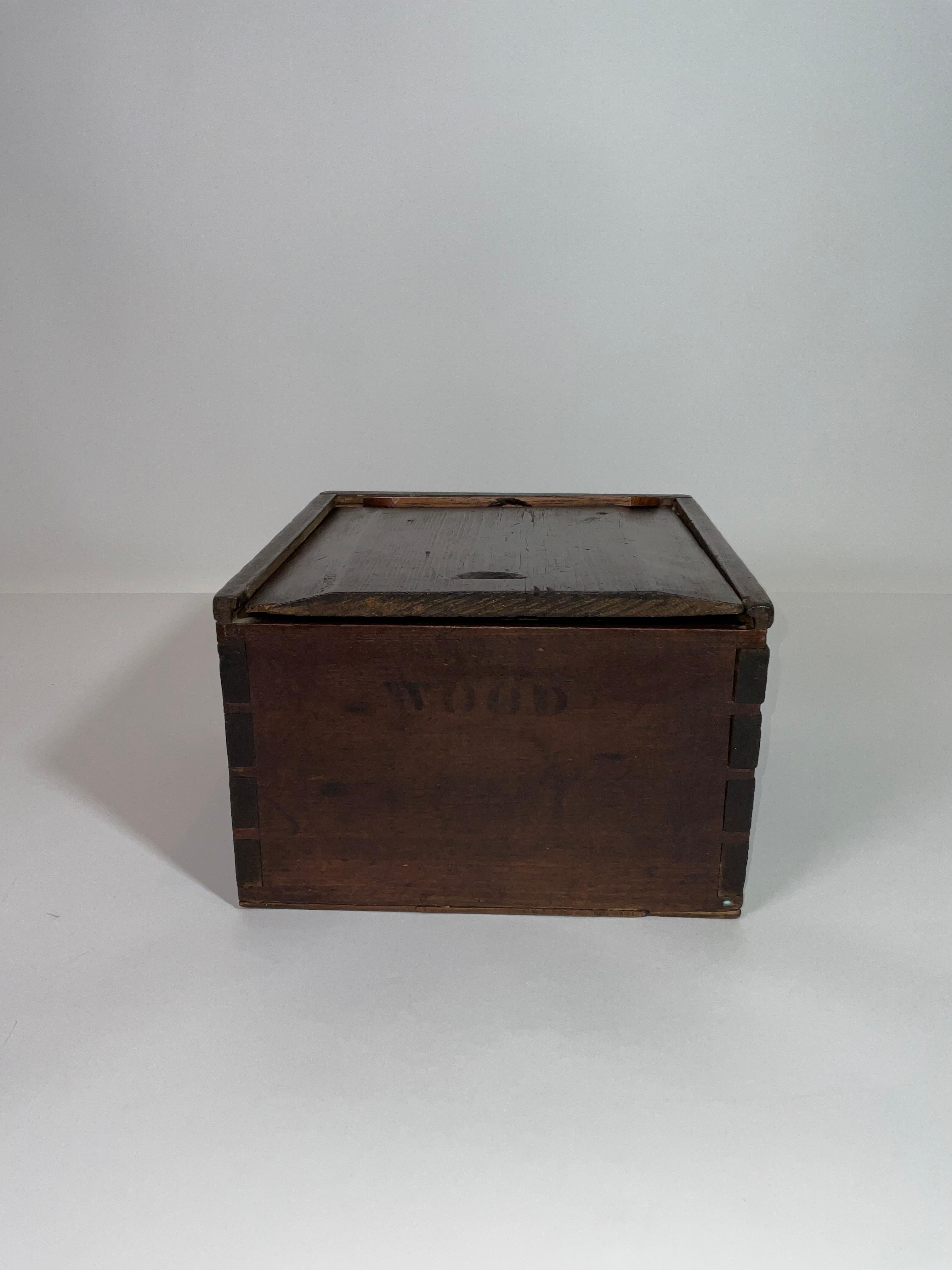 Compas de bateau à bol en Wood du 19e siècle par Samuel Thaxter de Boston Bon état - En vente à Norwell, MA