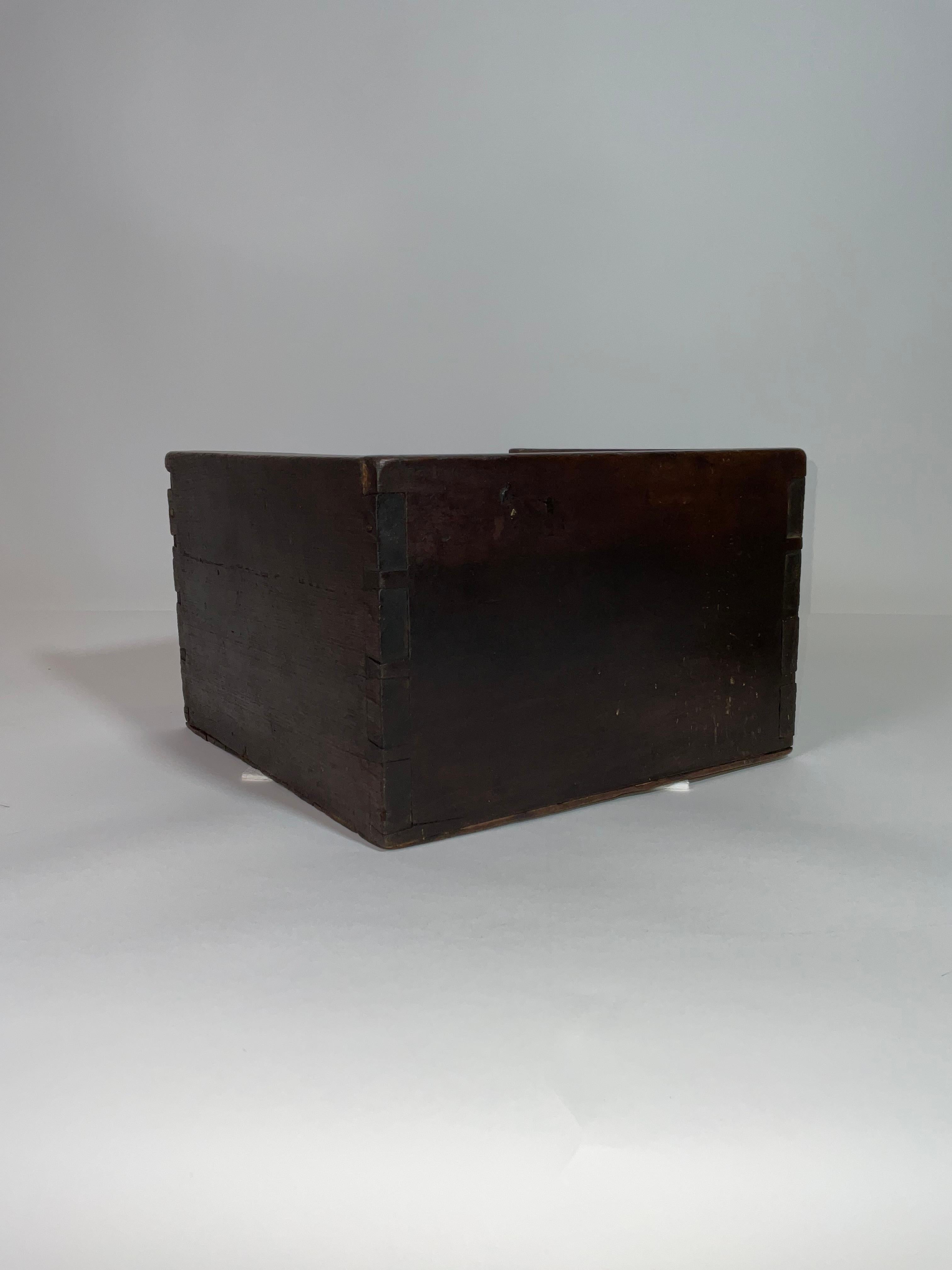 Compas de bateau à bol en Wood du 19e siècle par Samuel Thaxter de Boston en vente 2