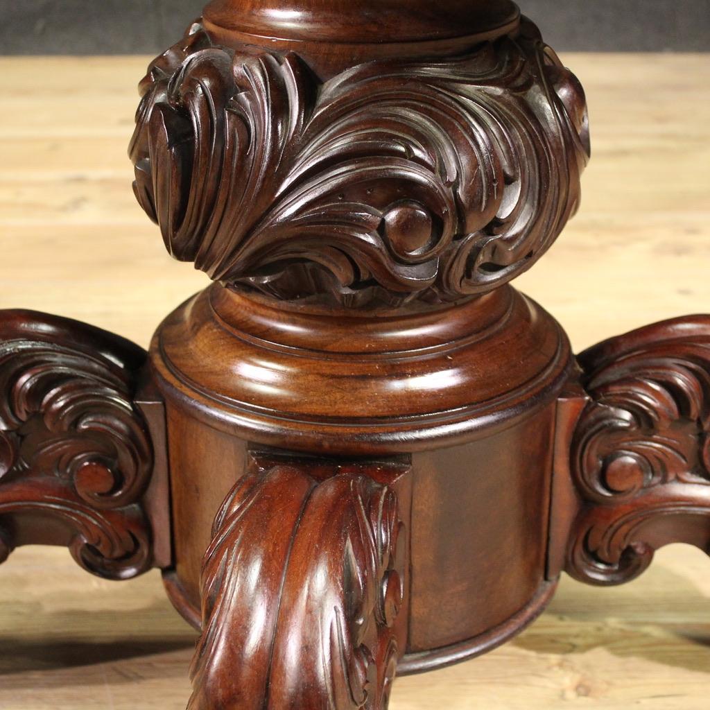 table de salle à manger ovale hollandaise en bois du 19e siècle, 1880 en vente 5