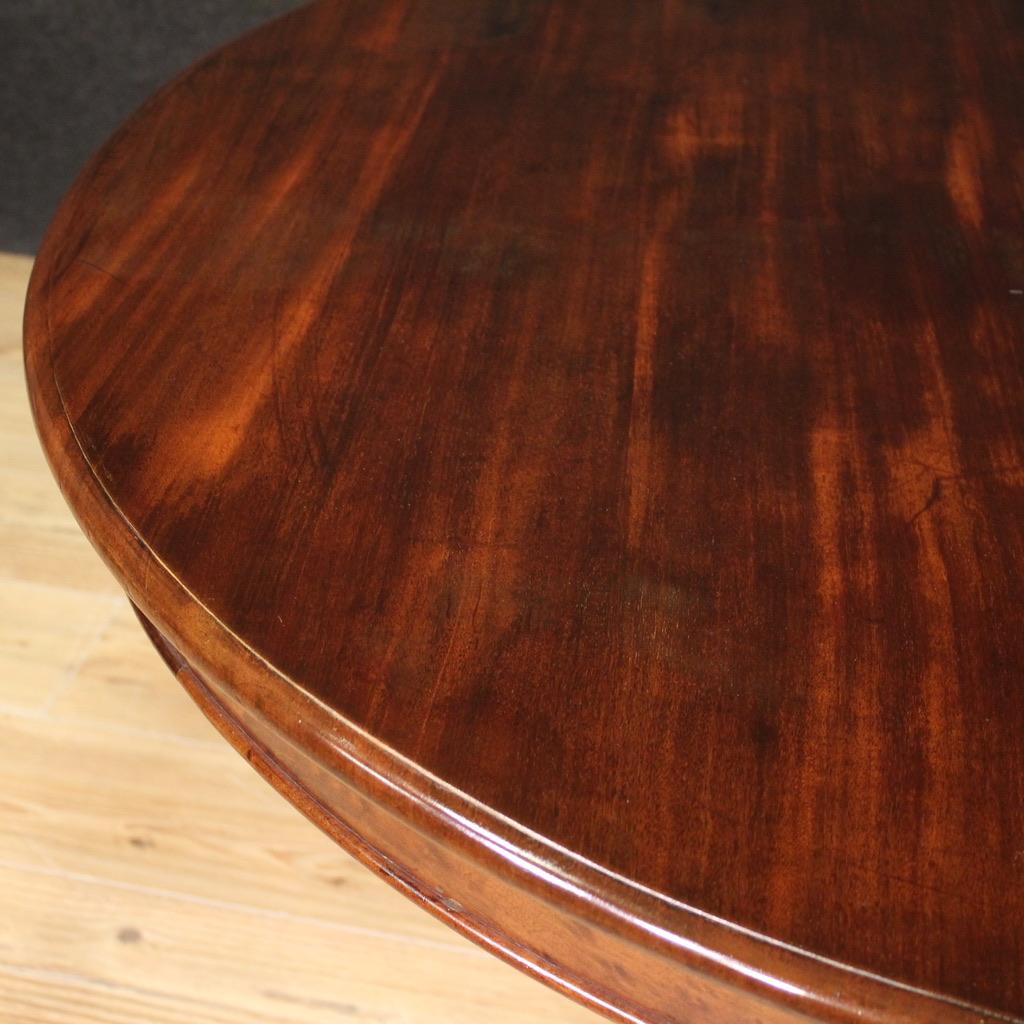 table de salle à manger ovale hollandaise en bois du 19e siècle, 1880 en vente 1