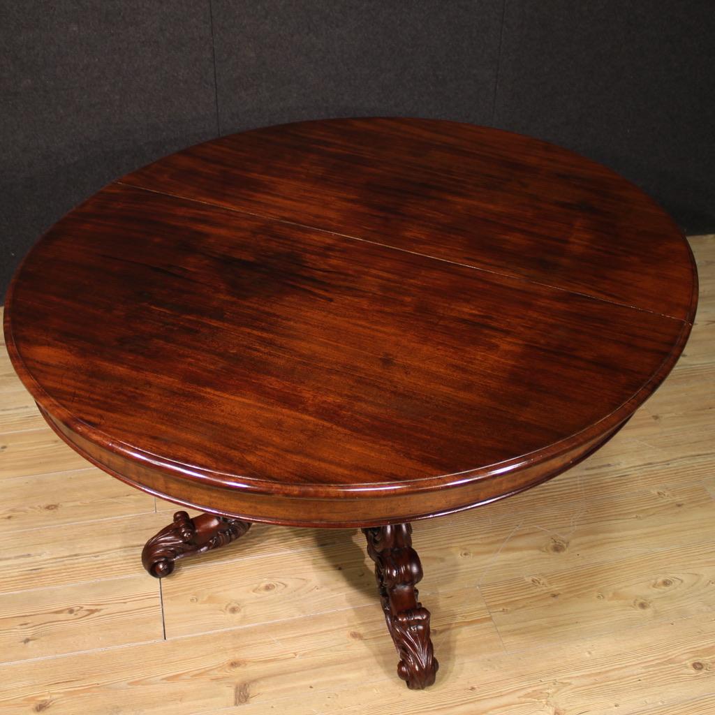 table de salle à manger ovale hollandaise en bois du 19e siècle, 1880 en vente 2