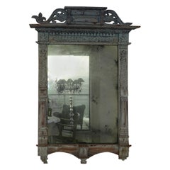 19th Century Wood Frame Mirror, Czechoslovakia