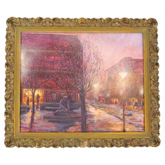 19th Century Wood Frame Oil / Canvas Wall Painting