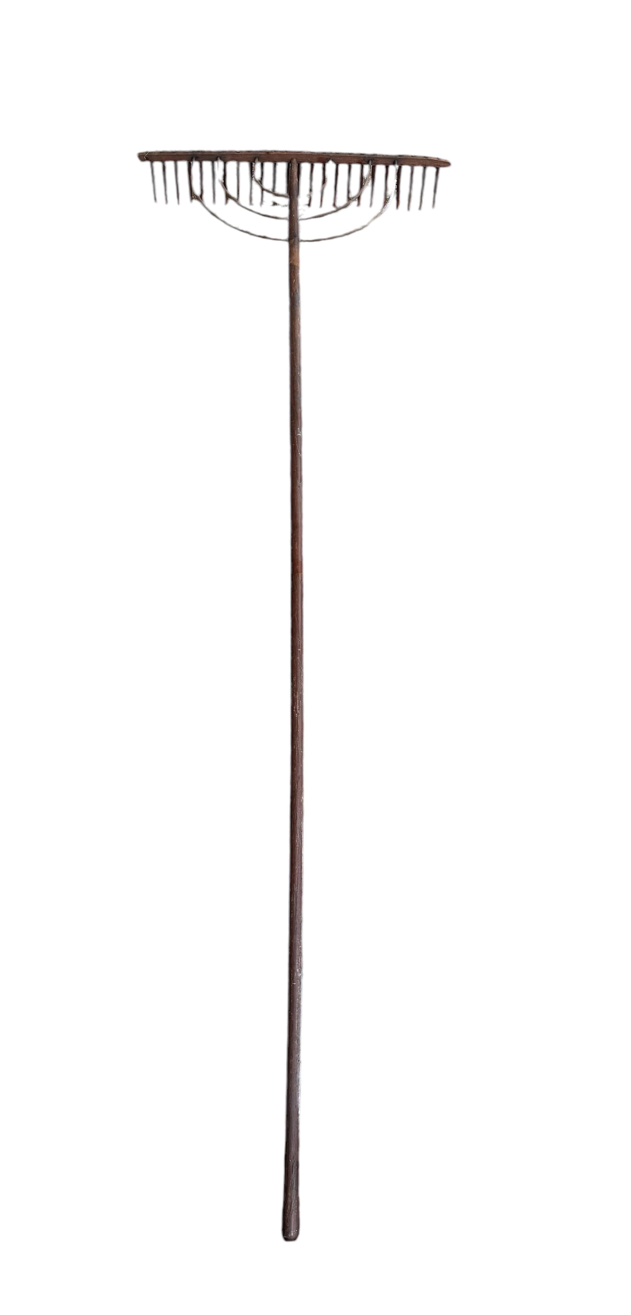 American 19th Century Wood Hay Rake For Sale