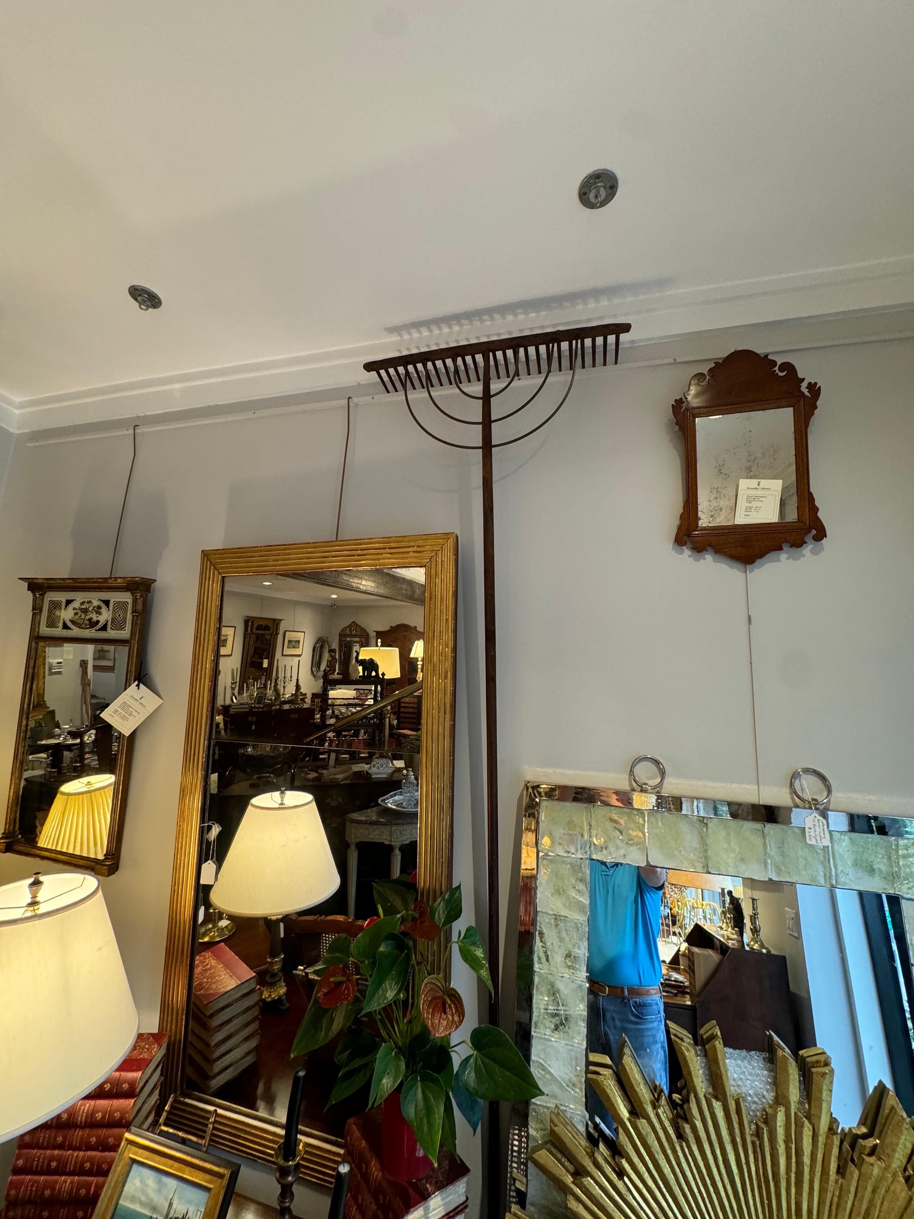 Iron 19th Century Wood Hay Rake For Sale