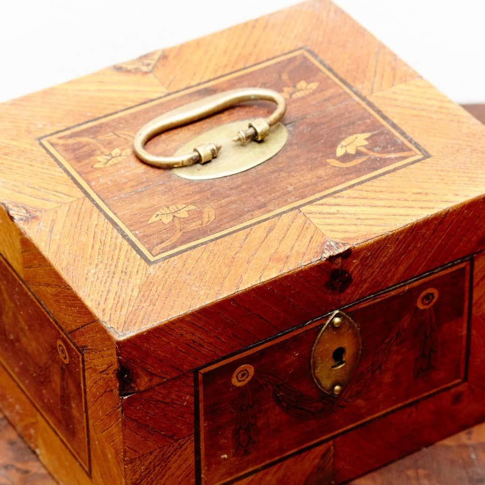 19th century wood Italian box.