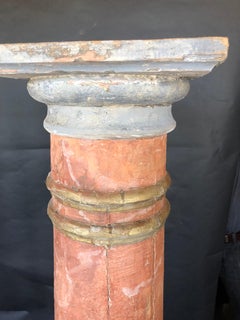 19th Century Wood Italian Columns