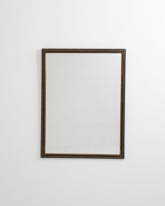 Antique Napoleon III Wall Mirror, Wood & Glass, French, 19th Century