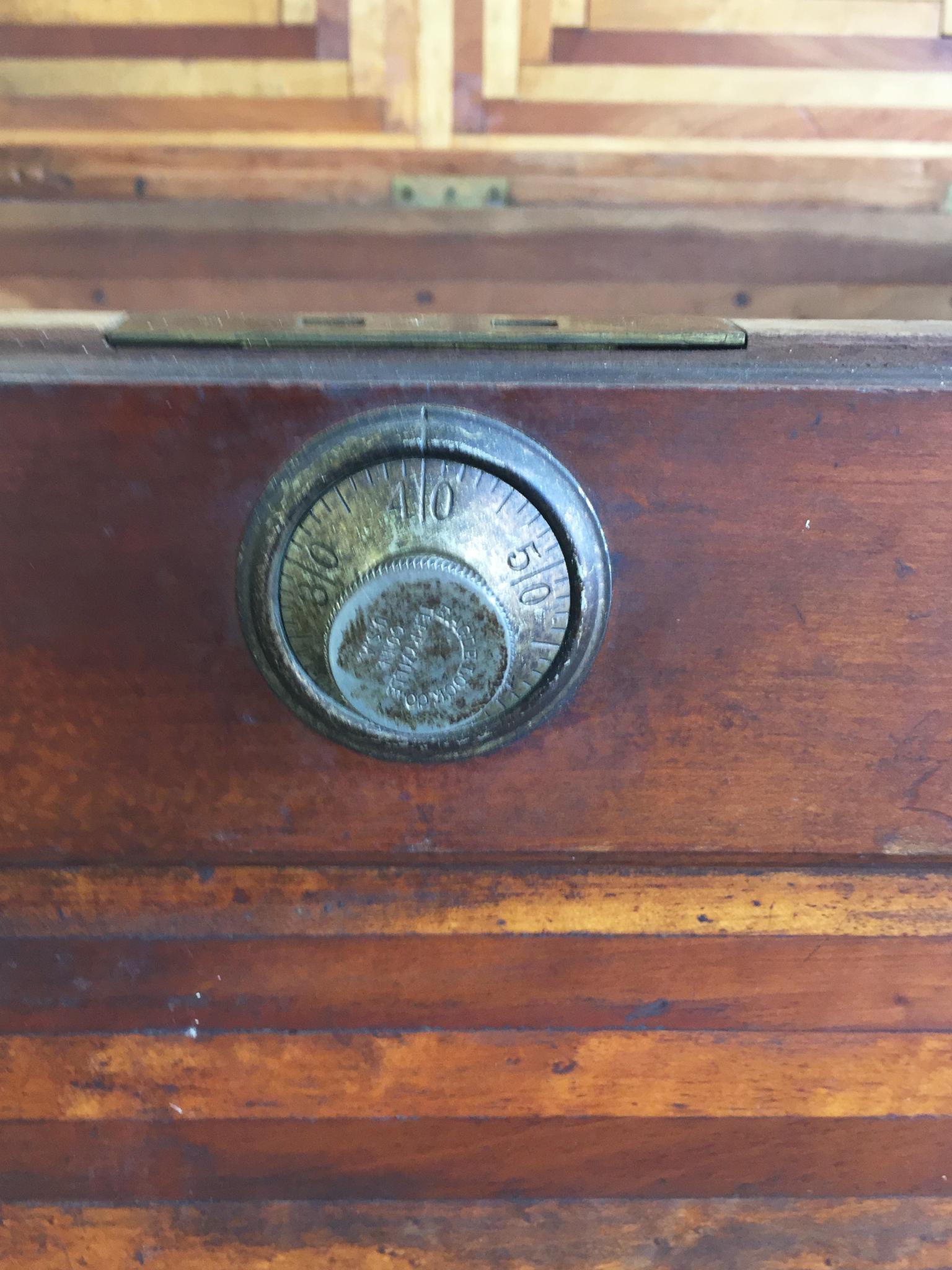 19th Century Wood Parquetry Trunk 5