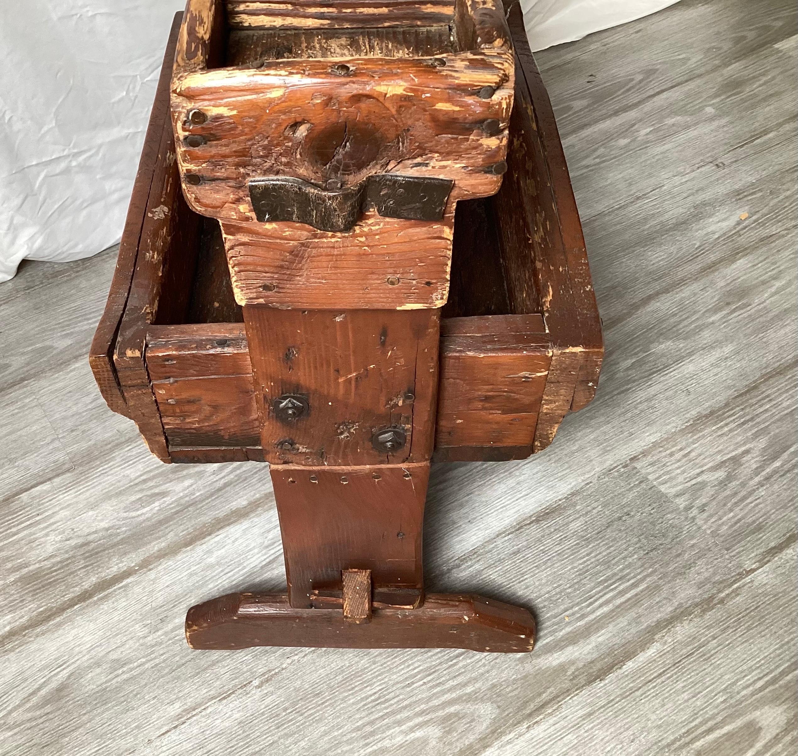 American 19th Century Wood Cobblers Bench-Rack