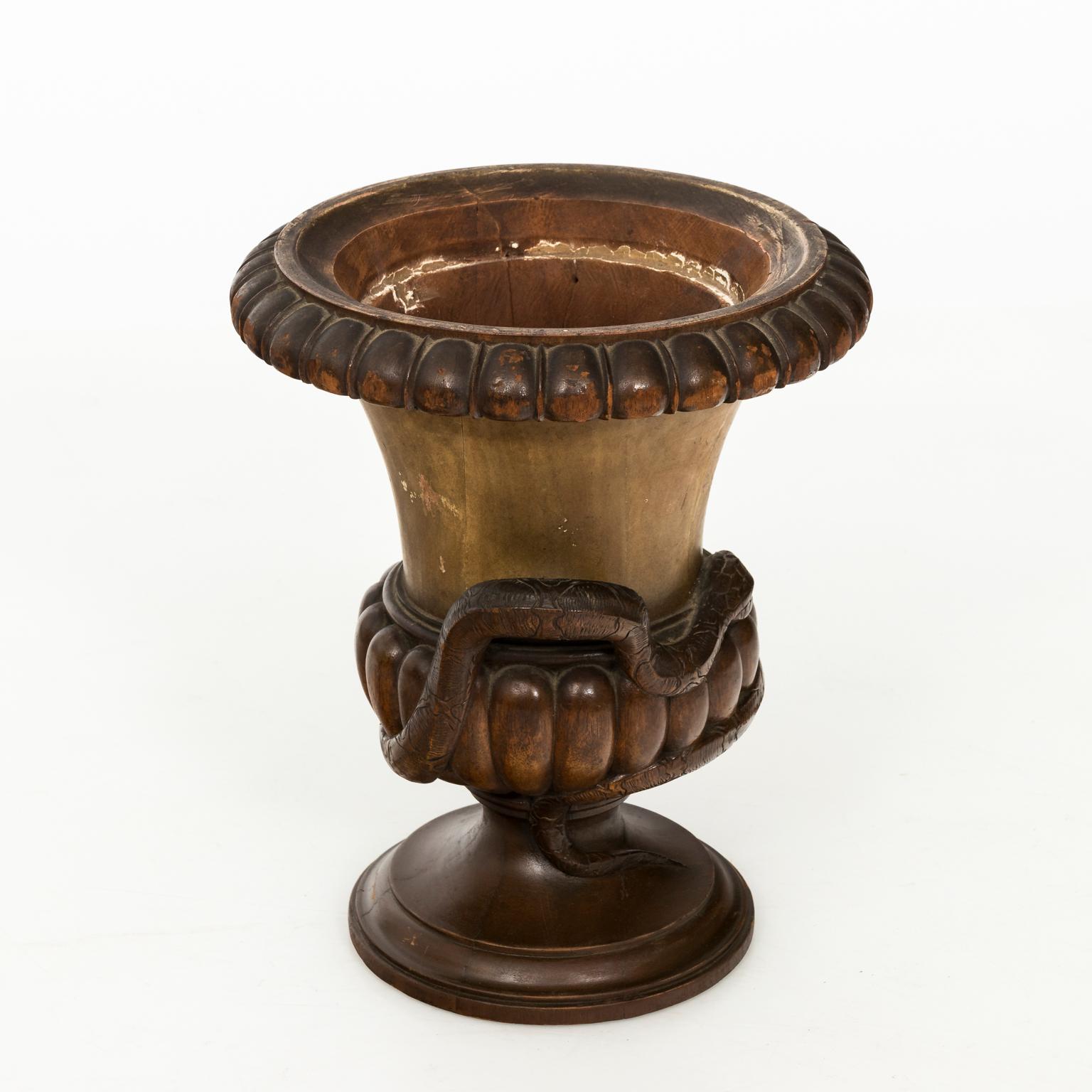 19th Century Wood Urn For Sale 5