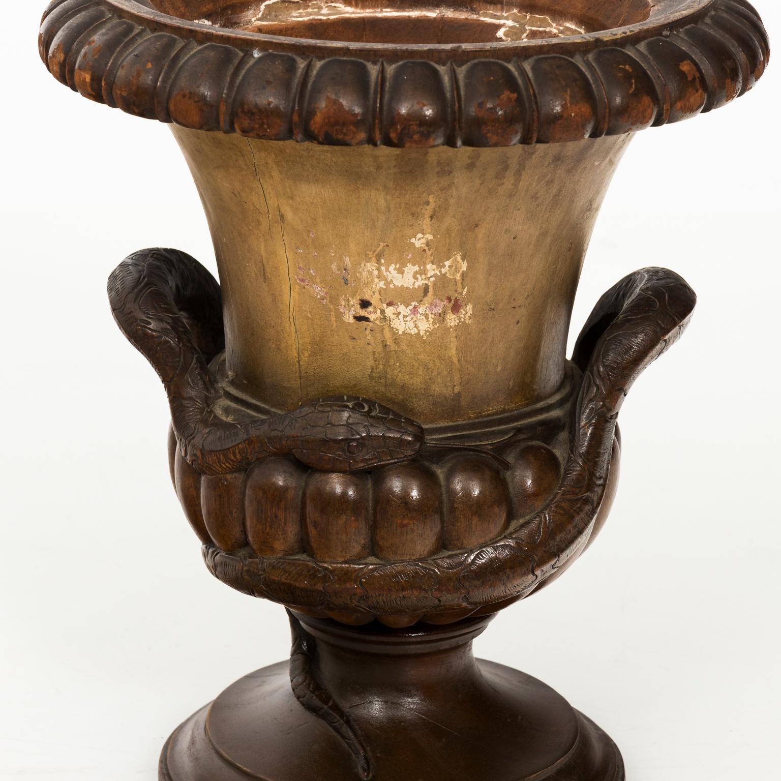 19th Century Wood Urn For Sale 1