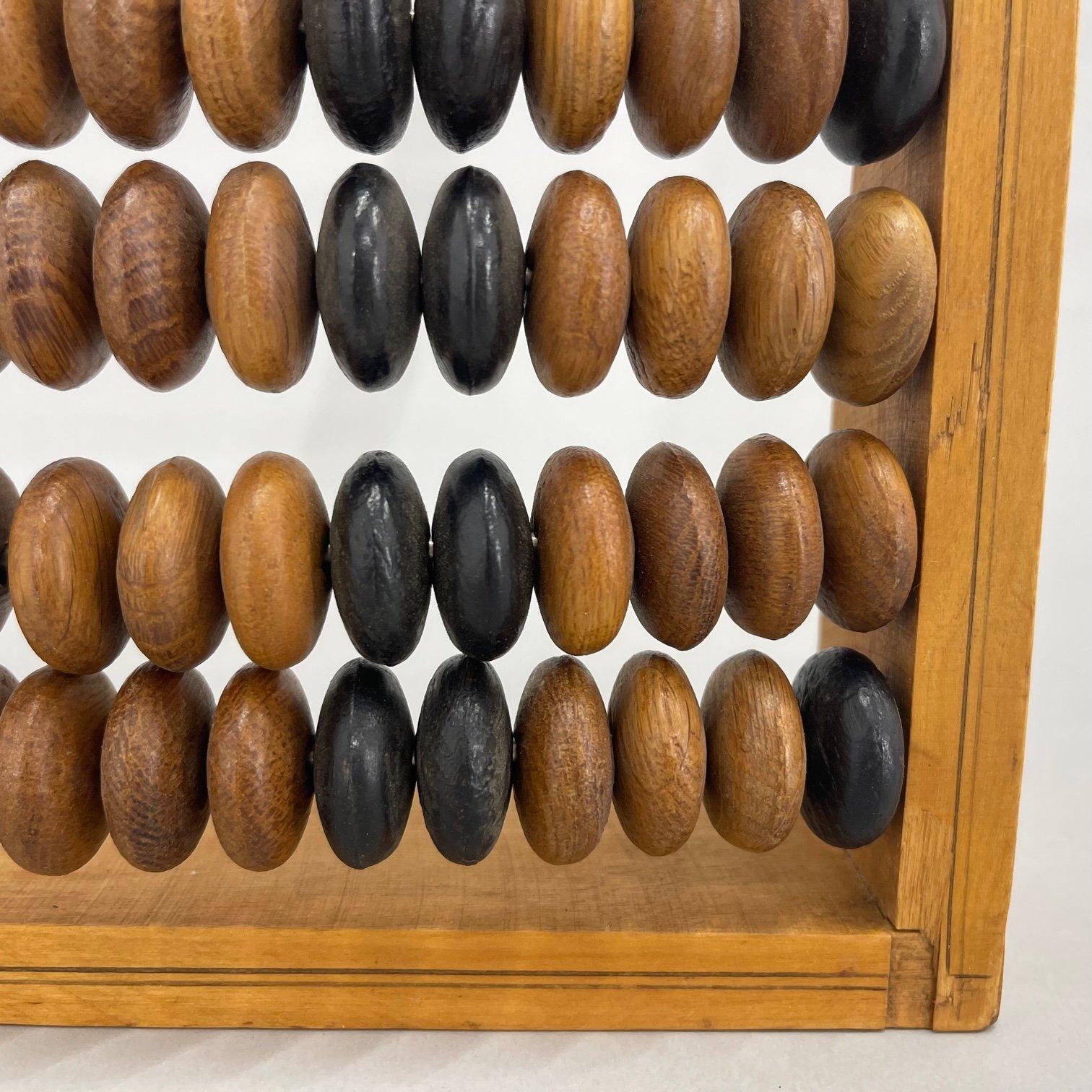 19th Century Wooden Abacus with Monogram 1
