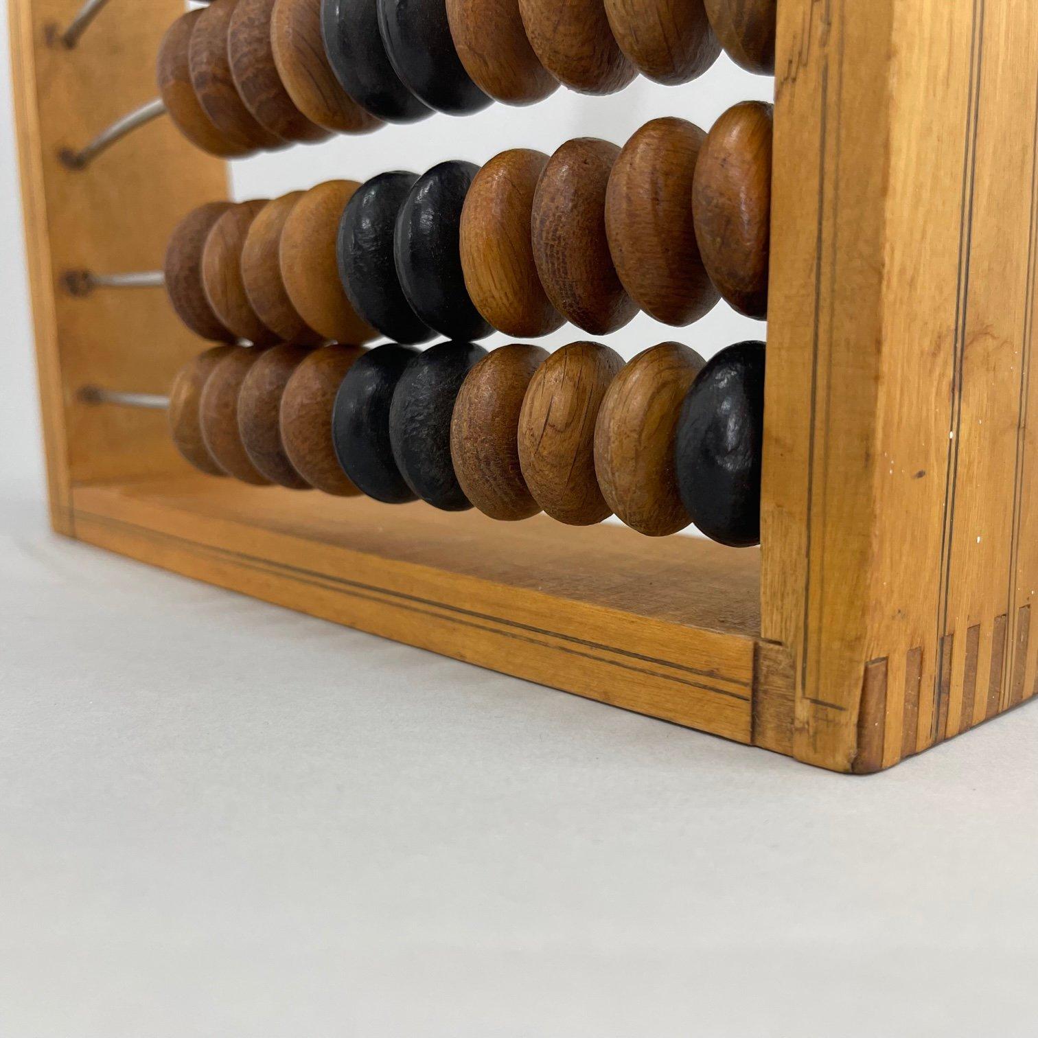 19th Century Wooden Abacus with Monogram 2