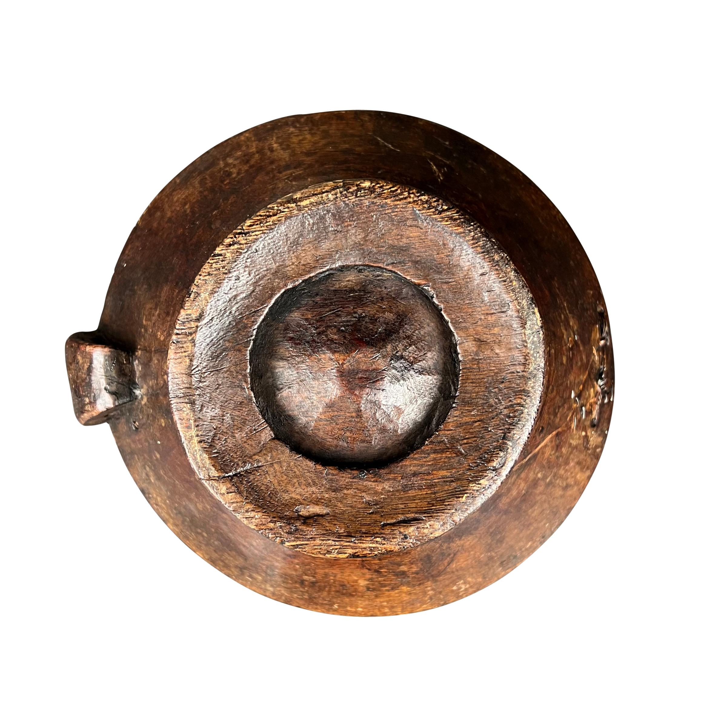 19th Century Wooden Bowl For Sale 1