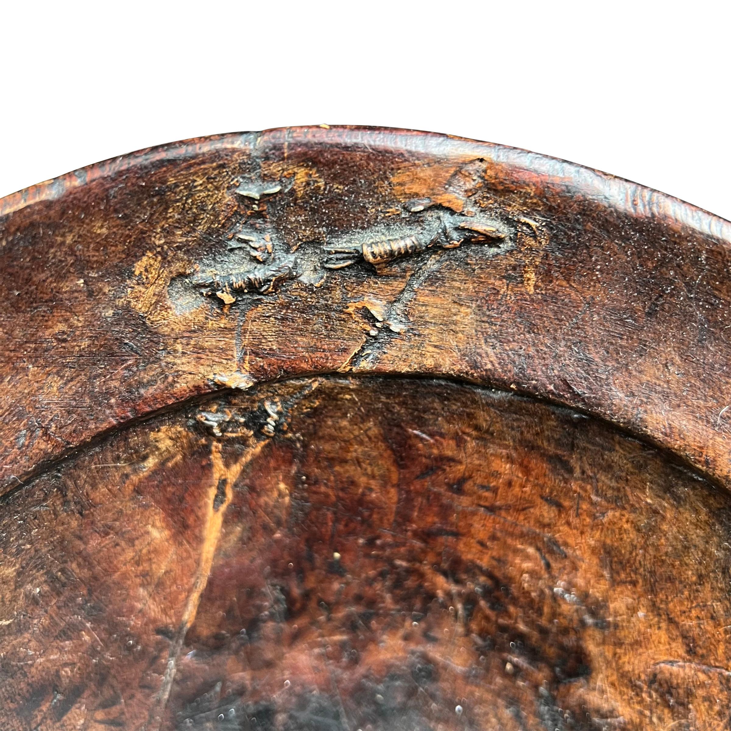 19th Century Wooden Bowl For Sale 3
