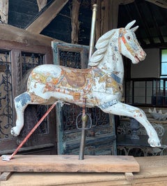 19th Century Wooden Carousel Horse