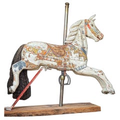 19th Century Wooden Carousel Horse