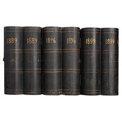 Used 19th Century Wooden Fake Book Boxes