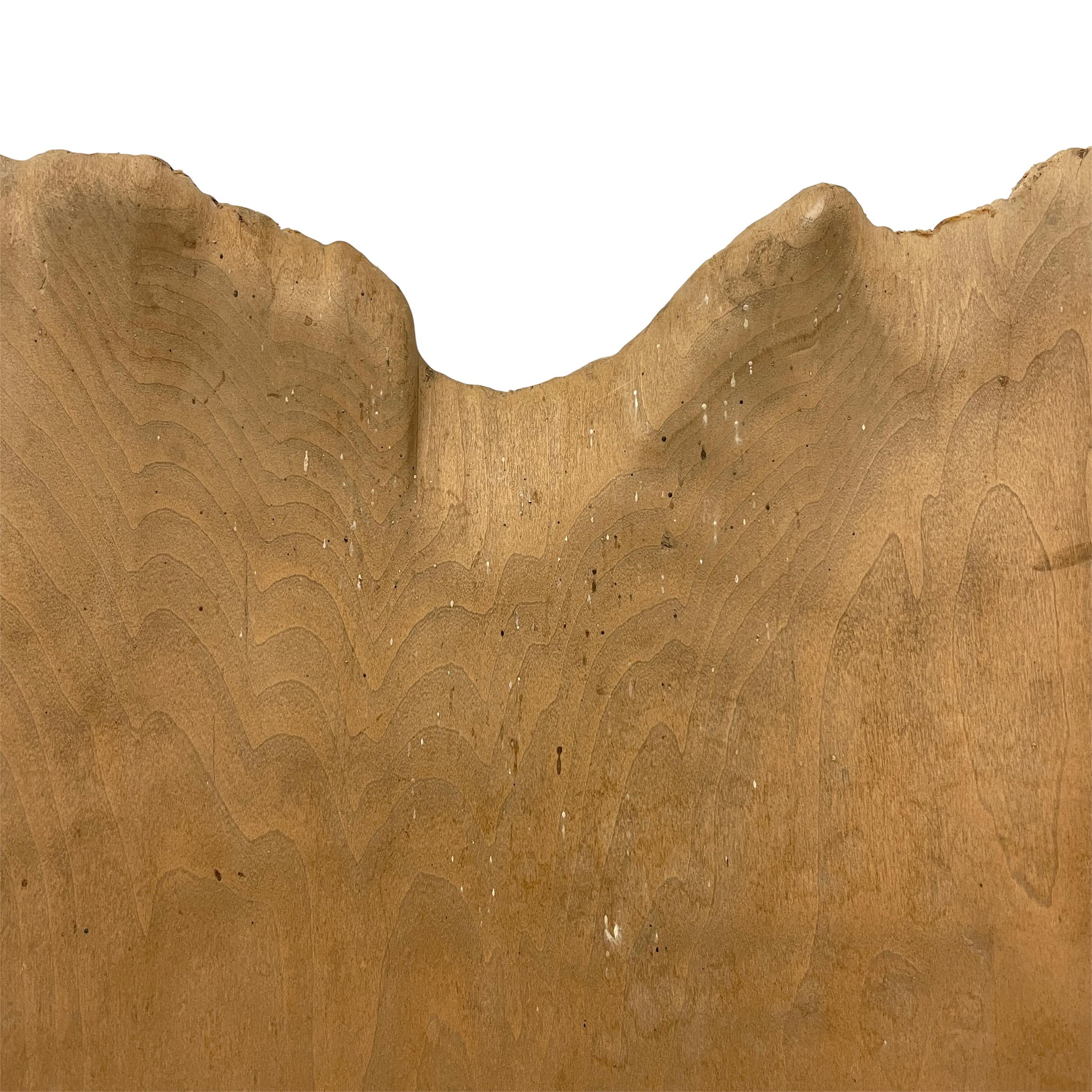 Rustic 19th Century Wooden Grain Shovel on Custom Wall Mount For Sale