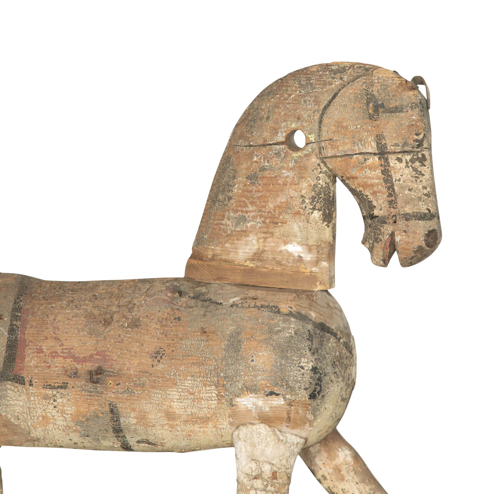 19th Century Wooden Horse In Good Condition For Sale In Tetbury, Gloucestershire
