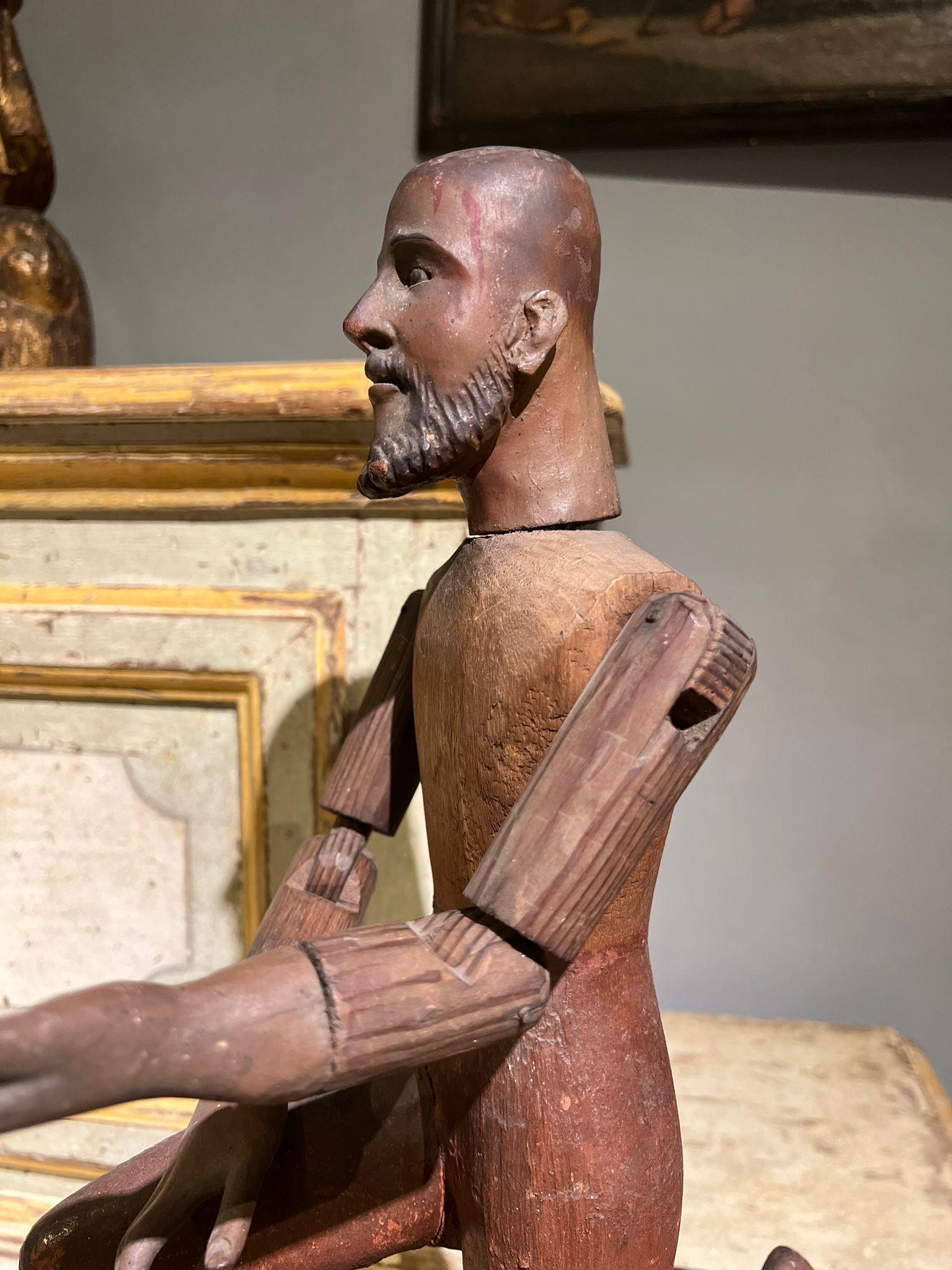 19th Century Wooden Mannequin In Good Condition For Sale In Firenze, IT