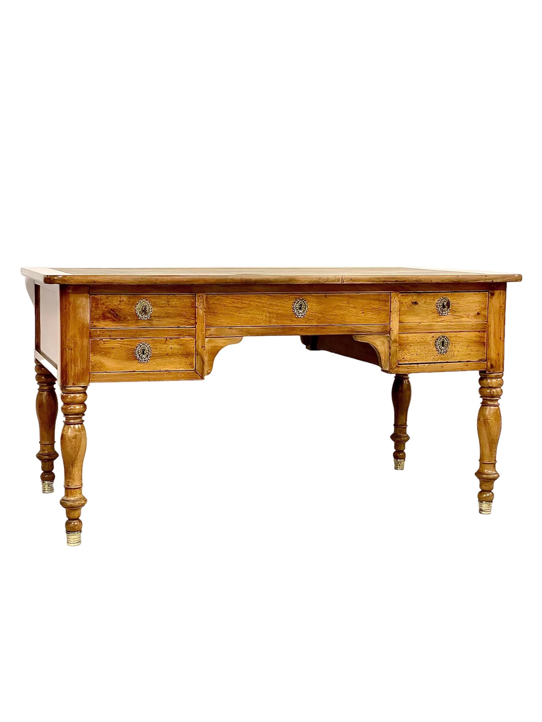 19th Century Wooden Partners' Desk For Sale 5