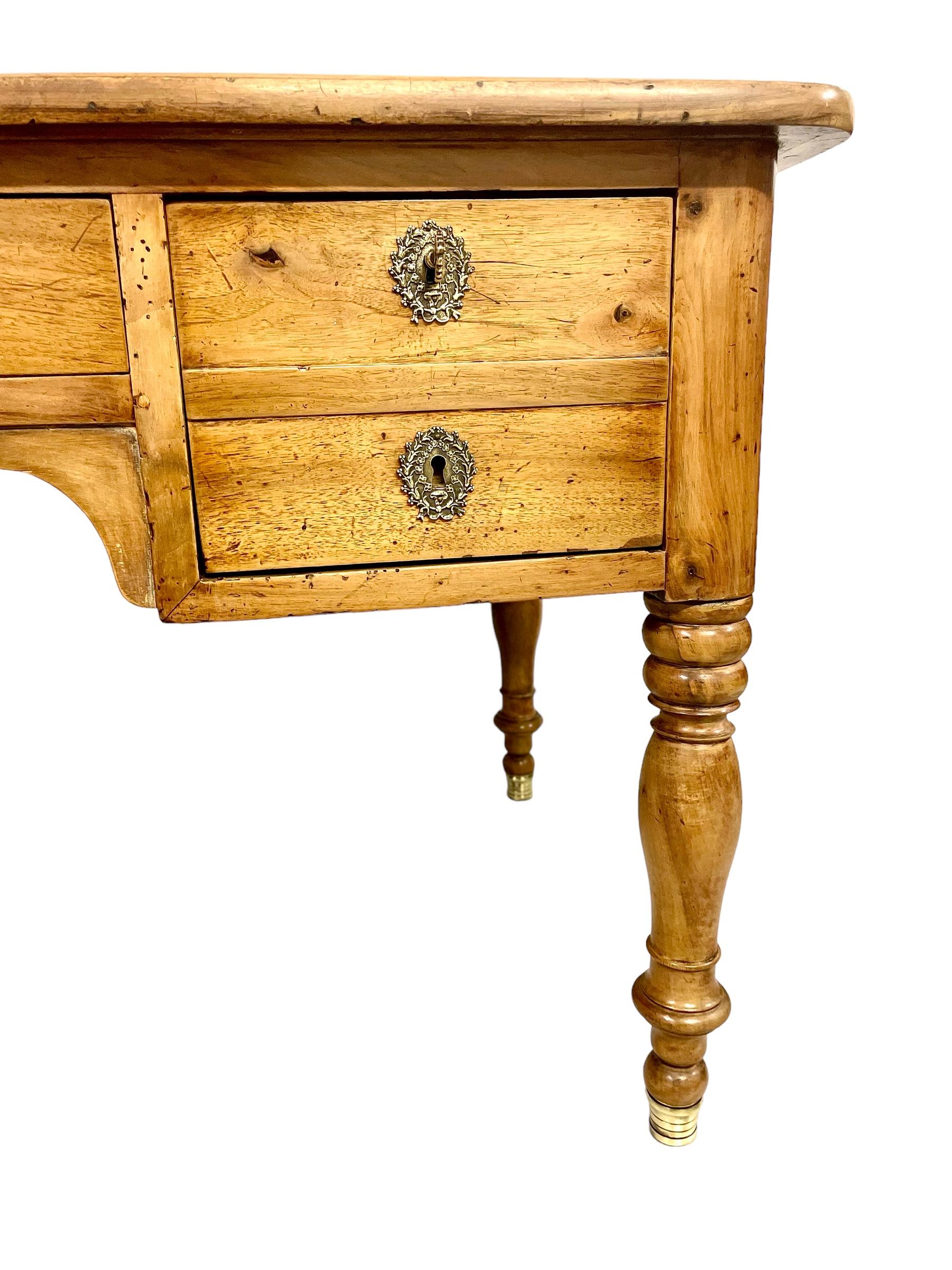 19th Century Wooden Partners' Desk For Sale 1