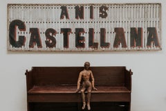 19th Century Wooden Publicty Sign